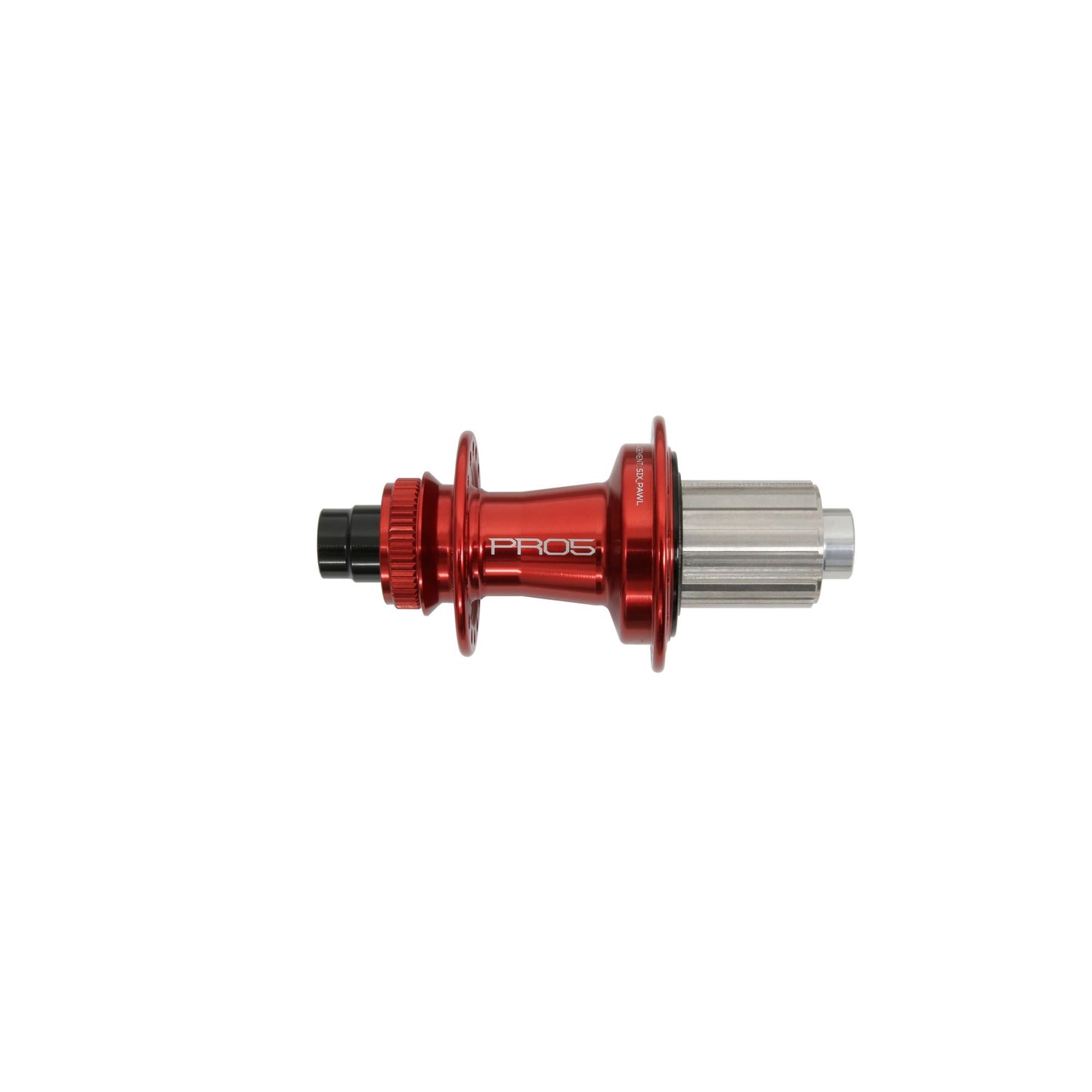 HOPE - MOYEU ARRIÈRE PRO5 CENTERLOCK 32H ROUGE 142MM 12MM ACIER HG