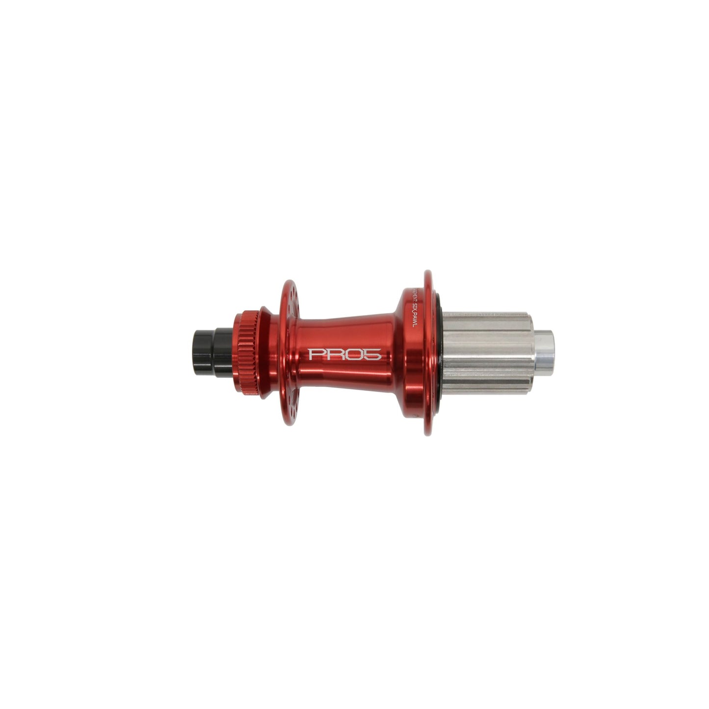 HOPE - MOYEU ARRIÈRE PRO5 CENTERLOCK 32H ROUGE 148MM 12MM ACIER HG