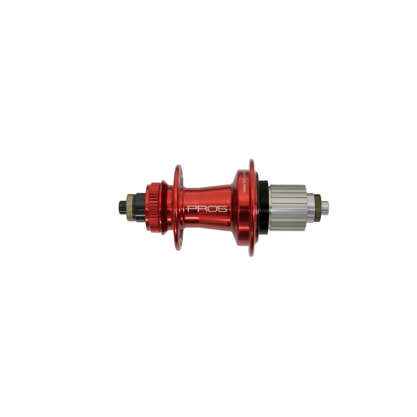 HOPE - MOYEU ARRIÈRE PRO5 CENTERLOCK 32H ROUGE 135MM QR MS