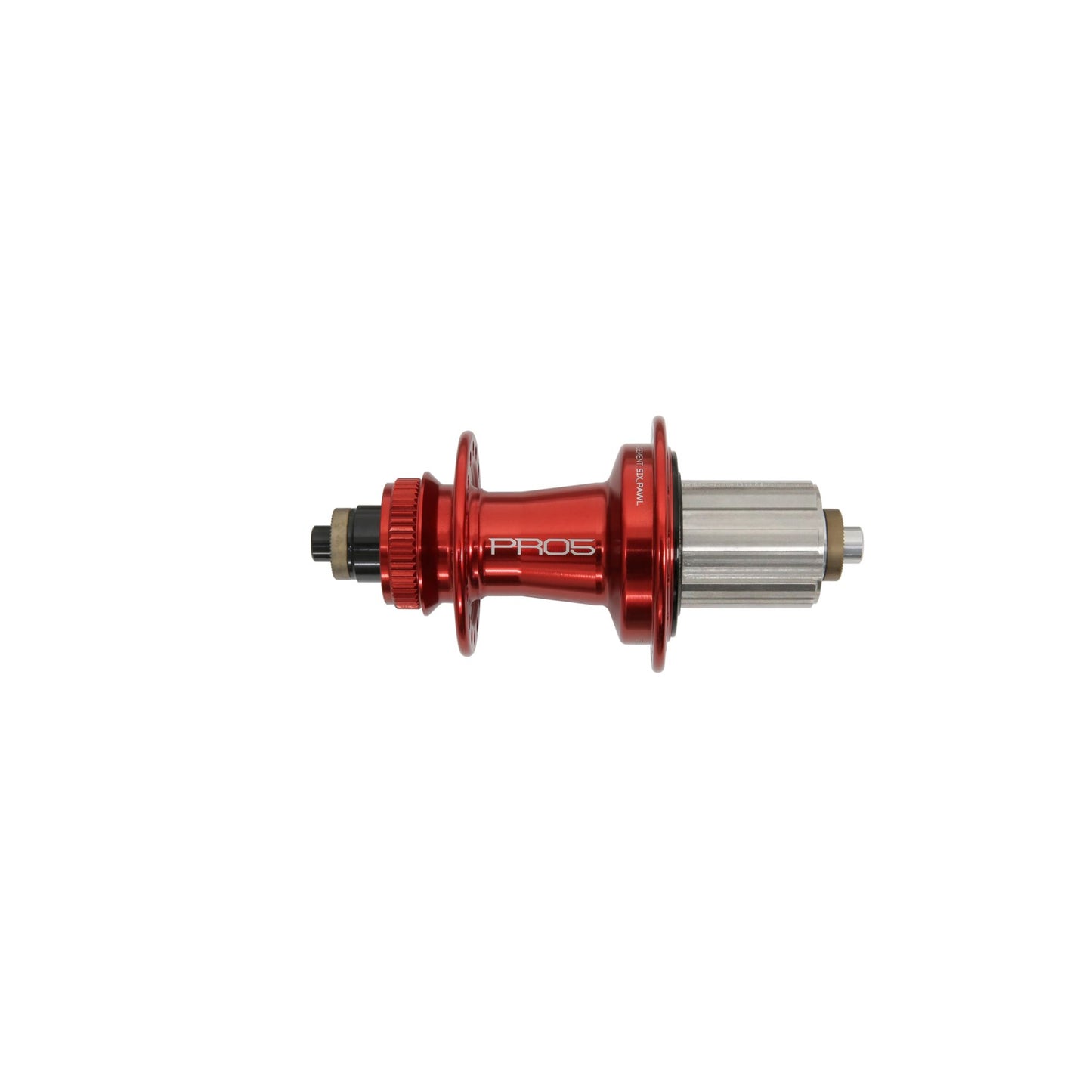 HOPE - MOYEU ARRIÈRE PRO5 CENTERLOCK 32H ROUGE 135MM QR ACIER HG