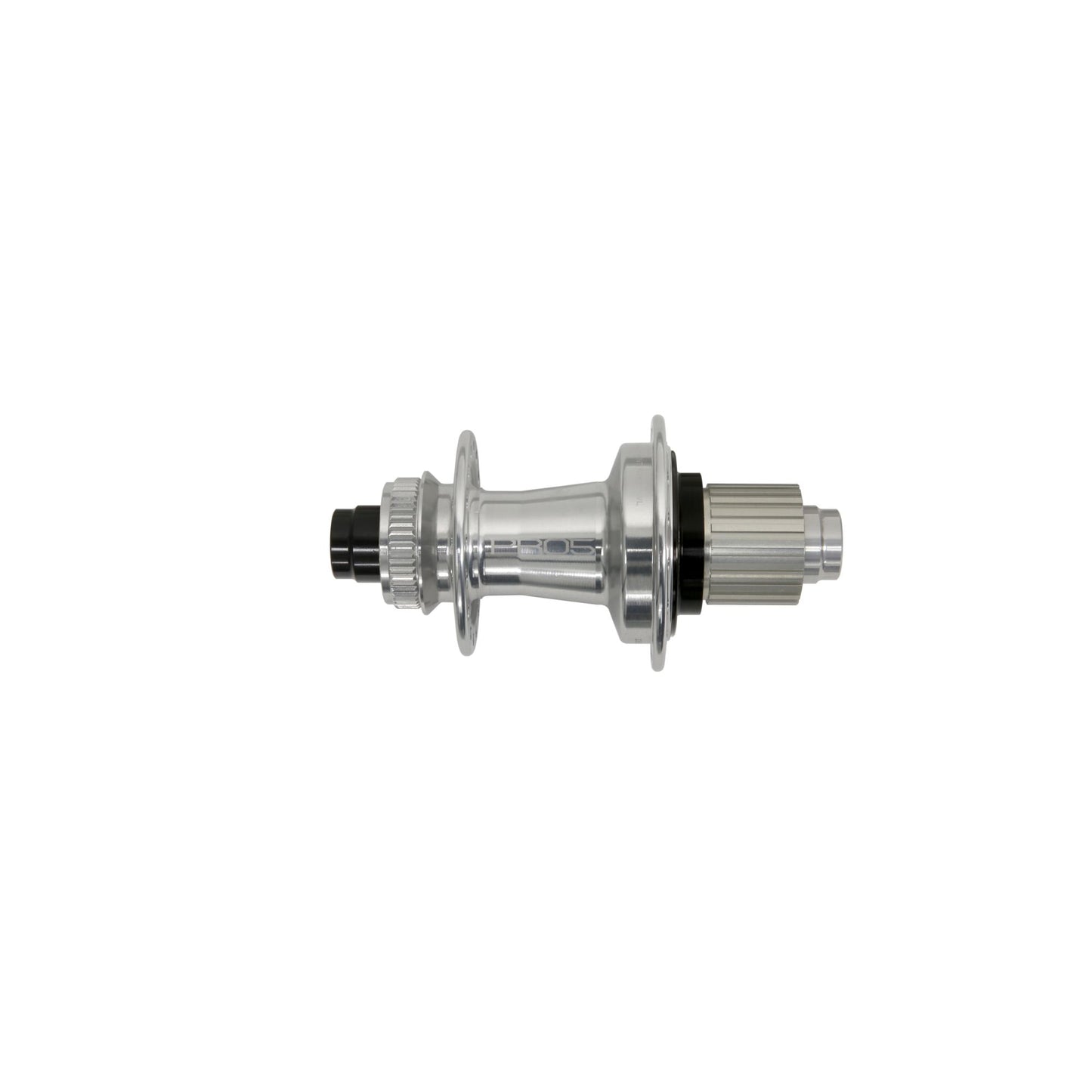 HOPE - MOYEU ARRIÈRE PRO5 CENTERLOCK 32H ARGENT 135MM 12MM MS