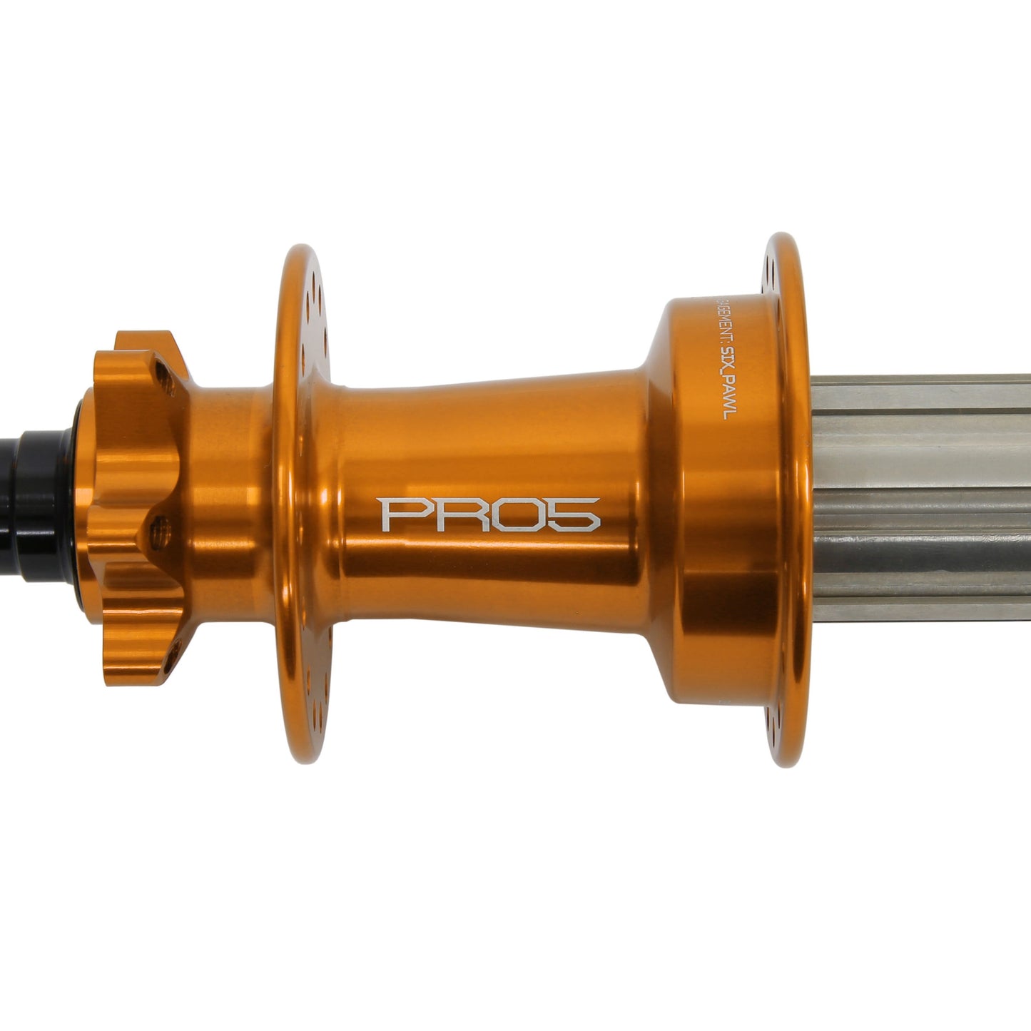 Hope - Moyeu arrière DH Pro 5 32H Orange 157mm - 12mm - Acier