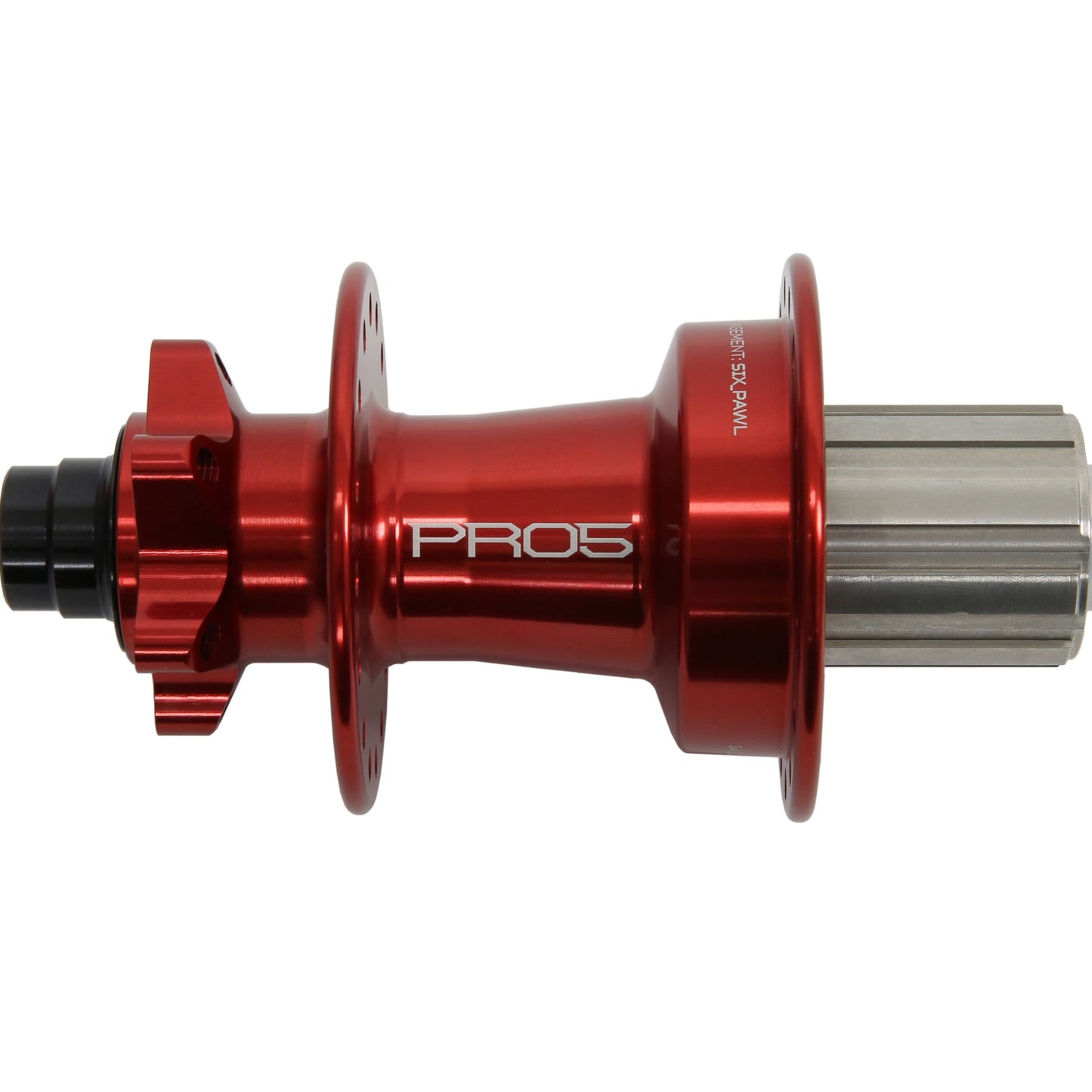 Hope - Moyeu arrière DH Pro 5 32H Rouge 148mm - 12mm - Acier