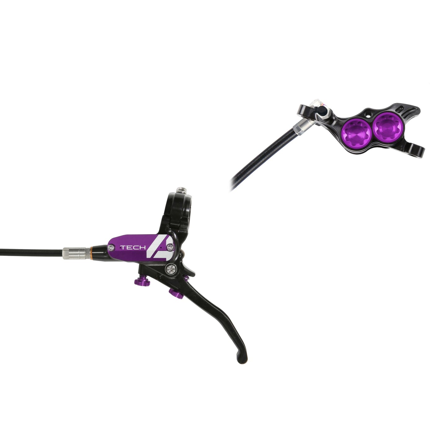 Hope - Frein Tech 4 E4 sans disque Noir/Violet Main gauche