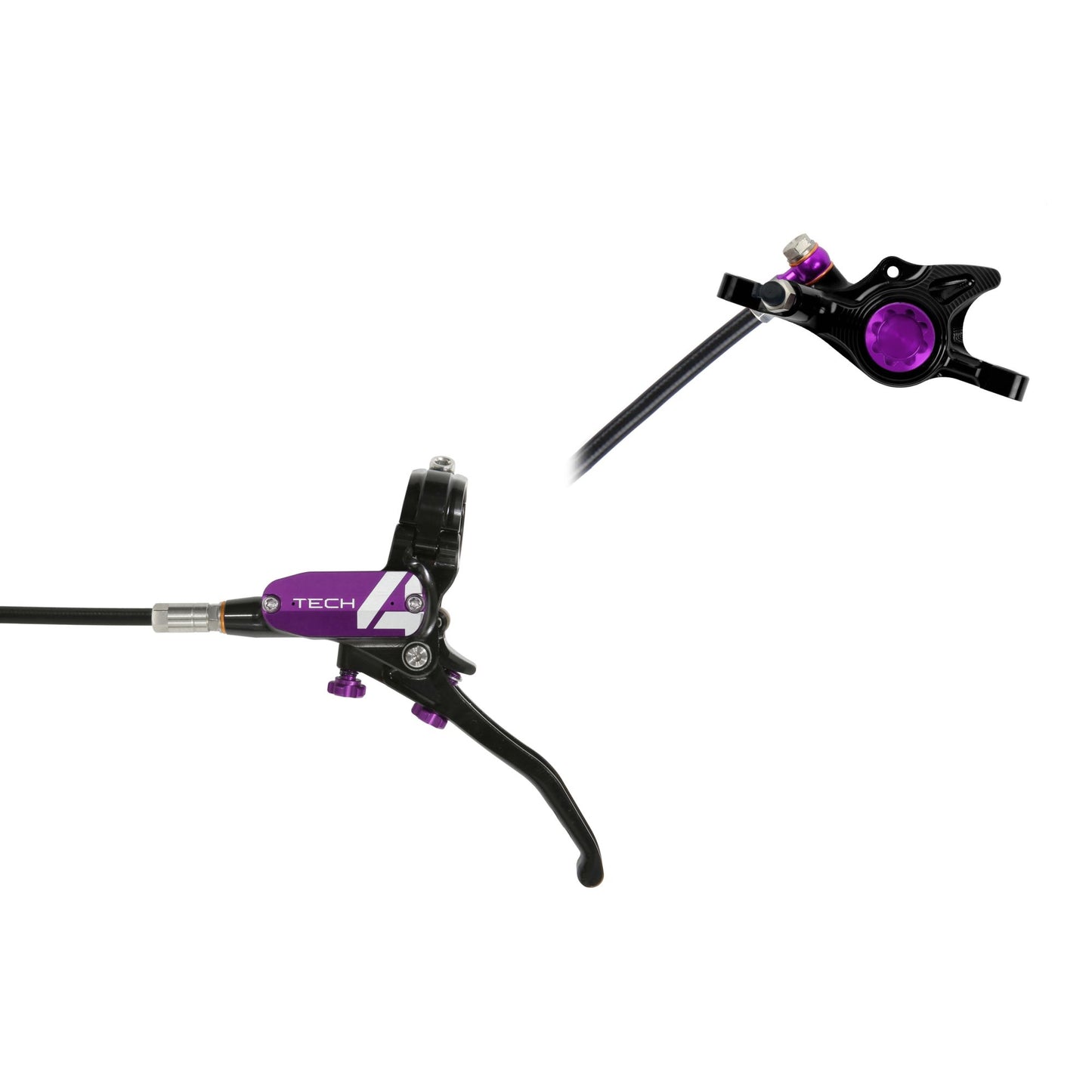 Hope - Frein Tech 4 X2 sans disque Noir/Violet Main gauche