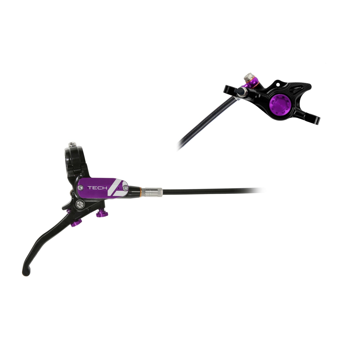 Hope - Frein Tech 4 X2 sans disque Noir/Violet Main droite