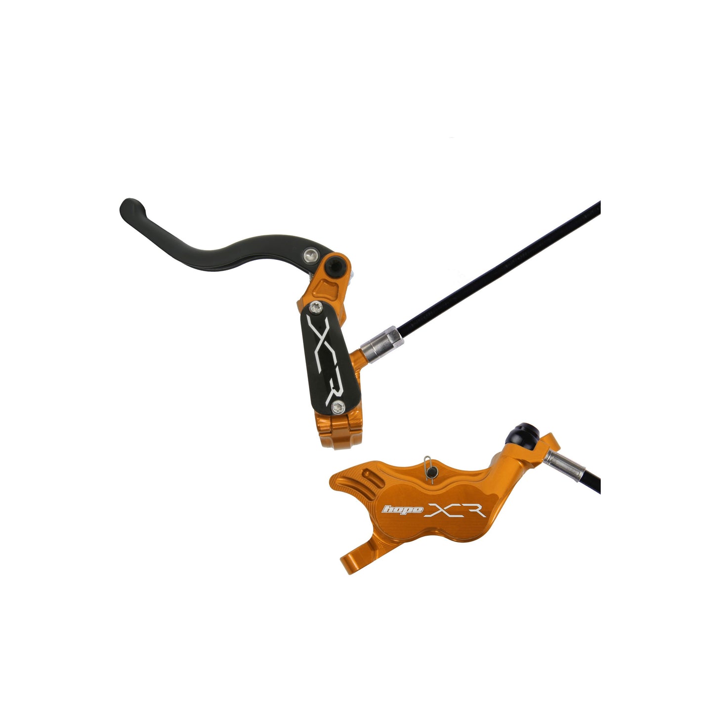 Hope - Frein avant XCR Pro E4 - sans disque - Orange - Main gauche