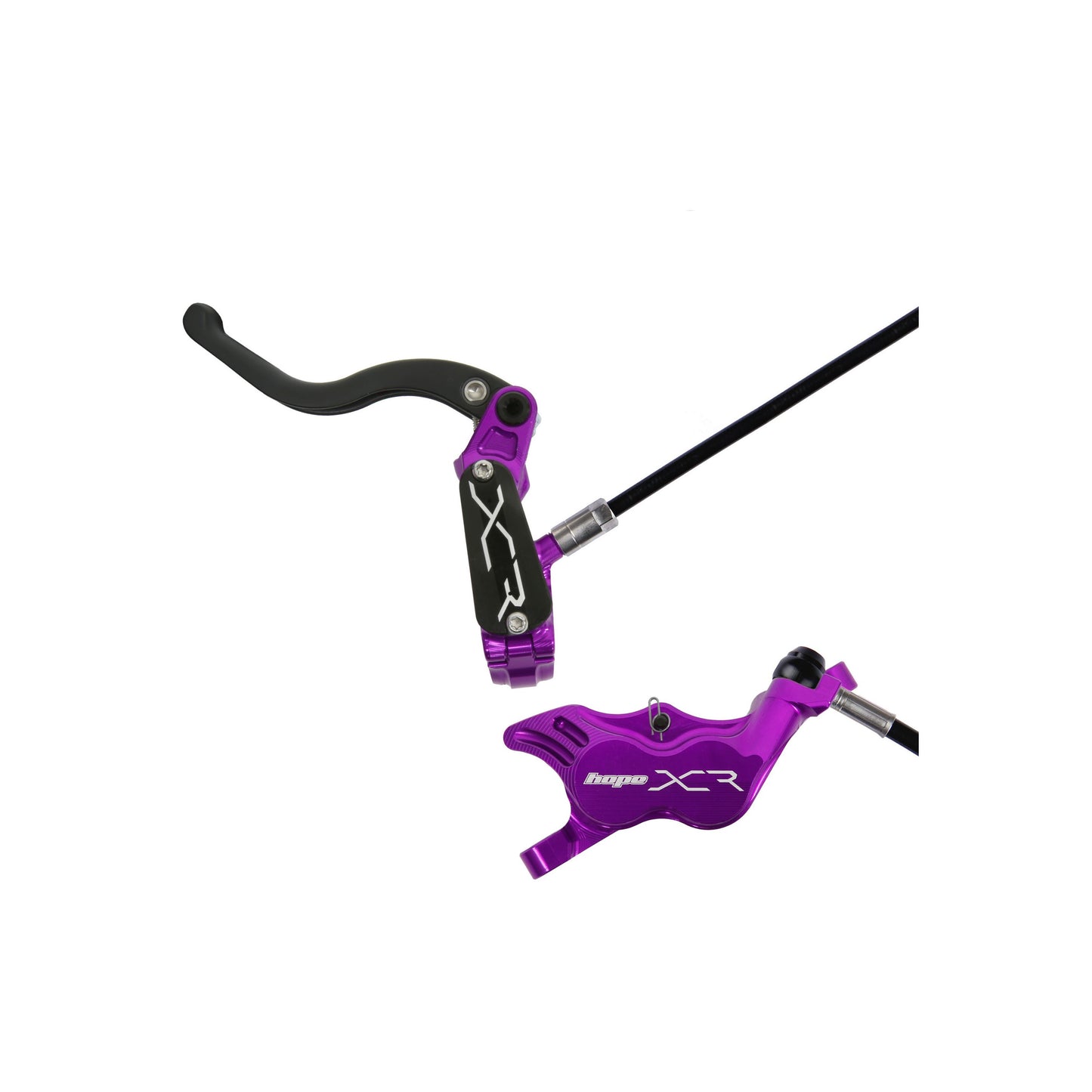 Hope - Frein avant XCR Pro E4 - sans disque - Violet - Main gauche