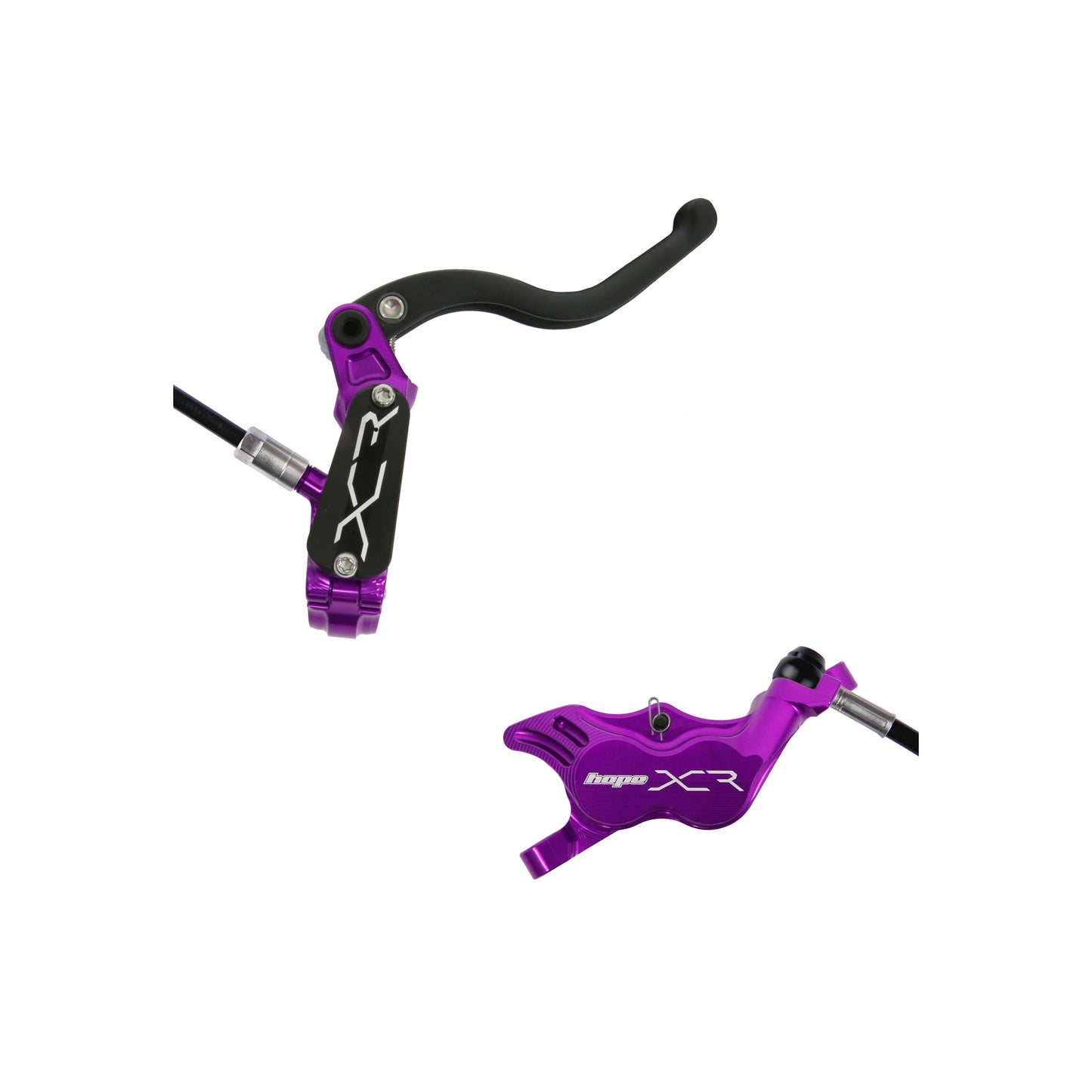 Hope - Frein arrière XCR Pro E4 - sans disque - Violet - Main droite
