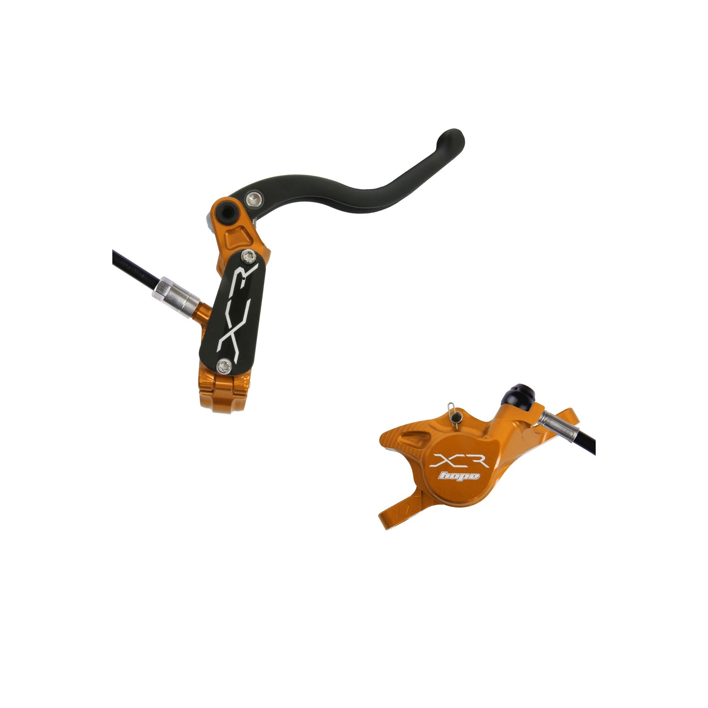 Hope - Frein arrière XCR Pro X2 - sans disque - Orange - Main droite