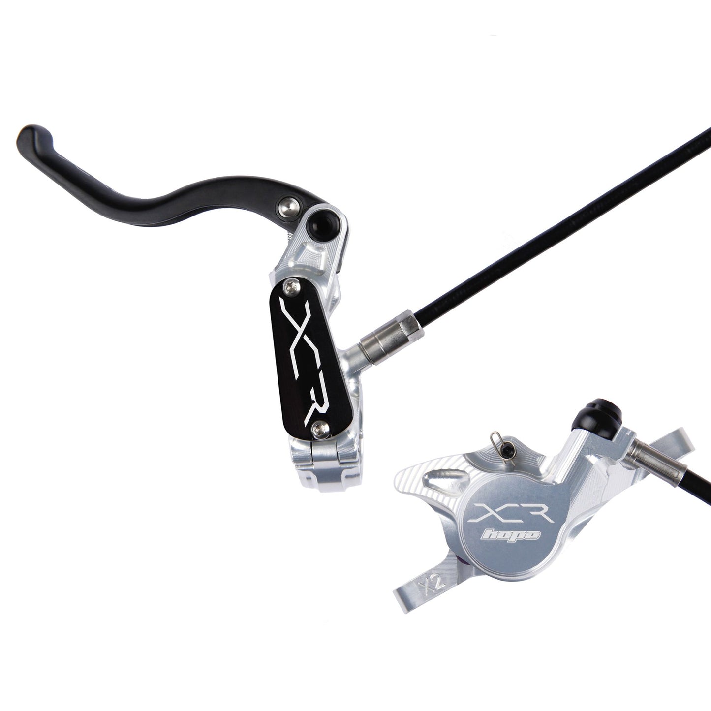Hope Brake XCR Pro X2 No Rotor Rear LH Silver
