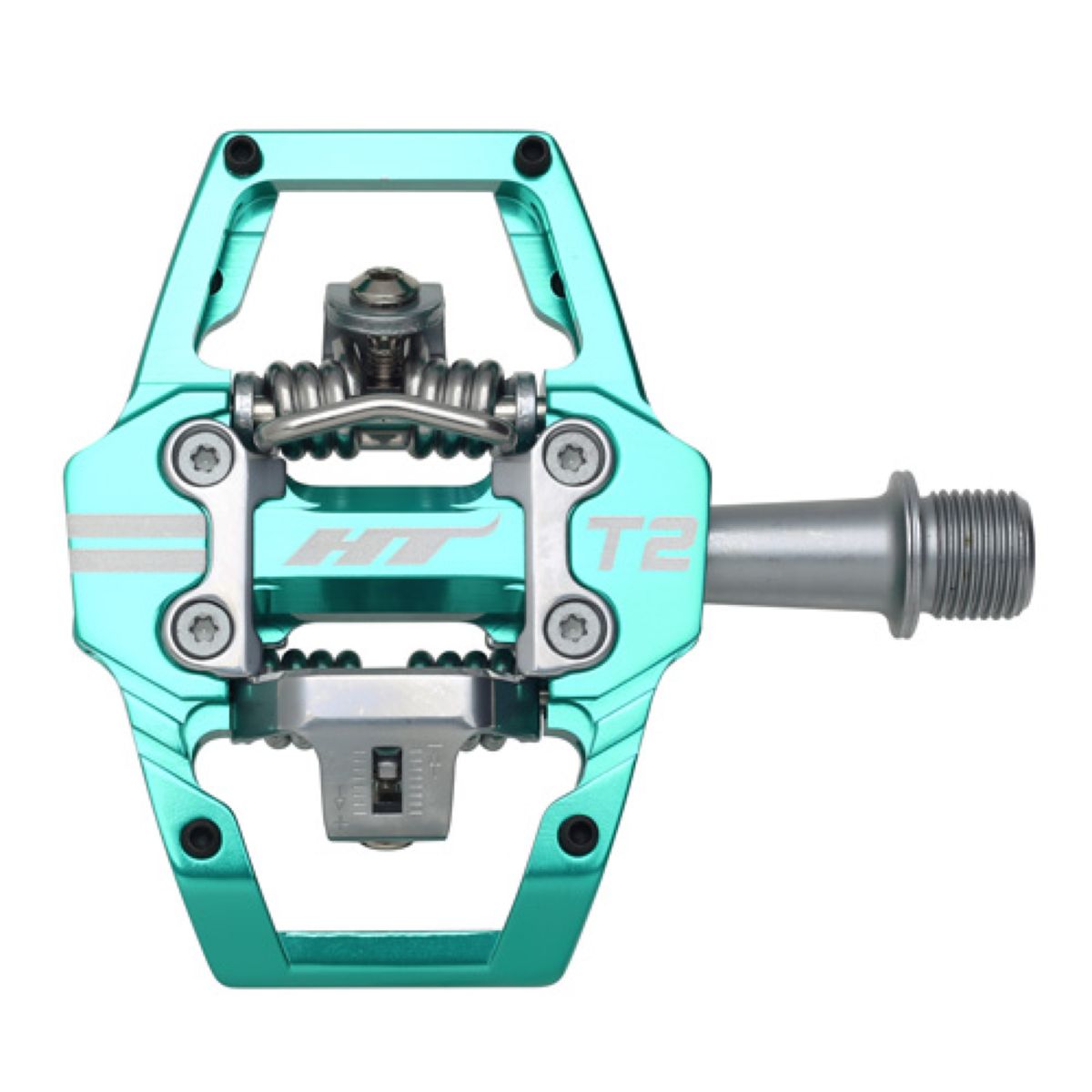 HT pédale automatique Mountain T2 vert pomme