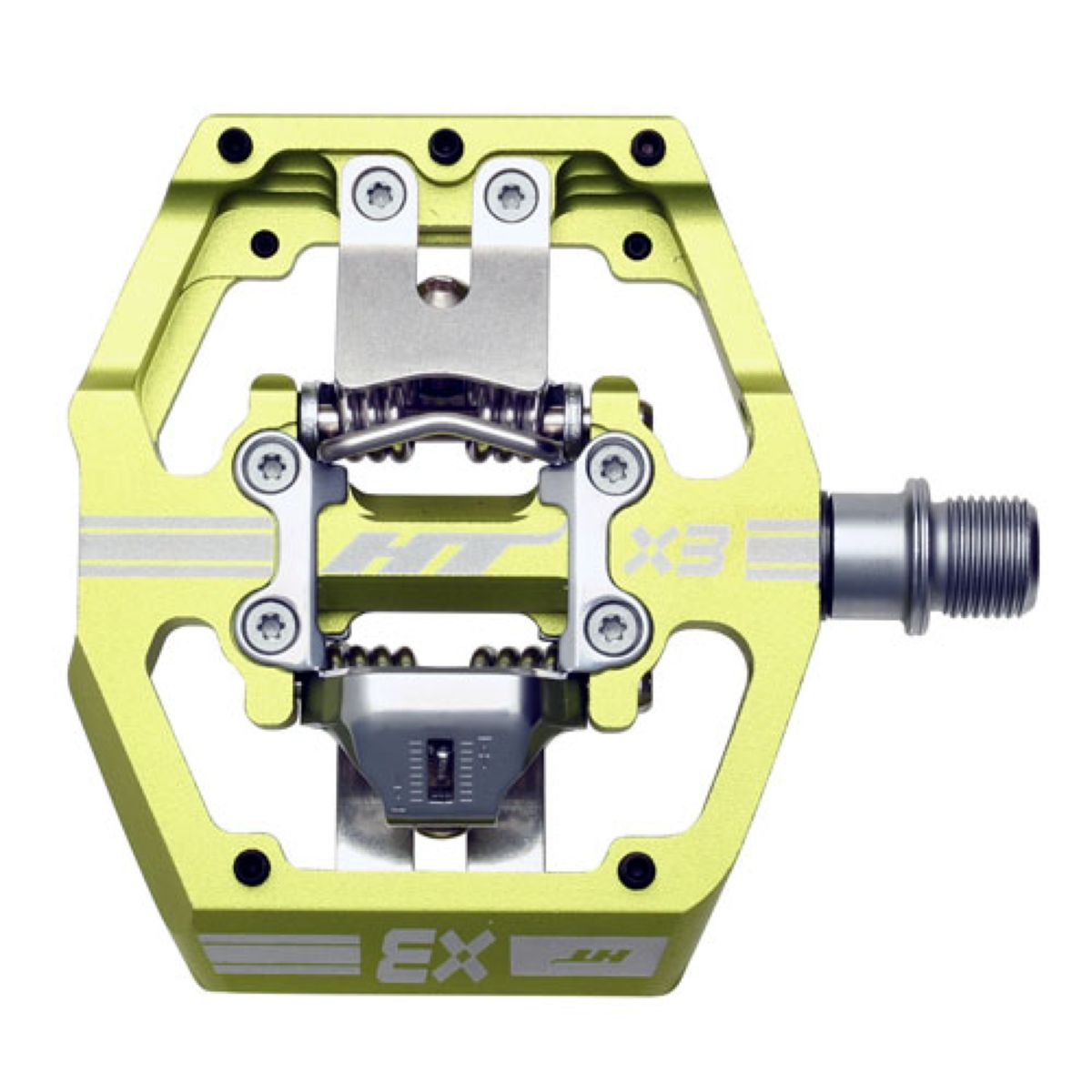 HT pédale automatique Mountain X3 pomme vert