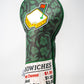 Augusta '25 Driver Cover featuring a classic green design with embroidered logo and soft fabric for golf club protection.