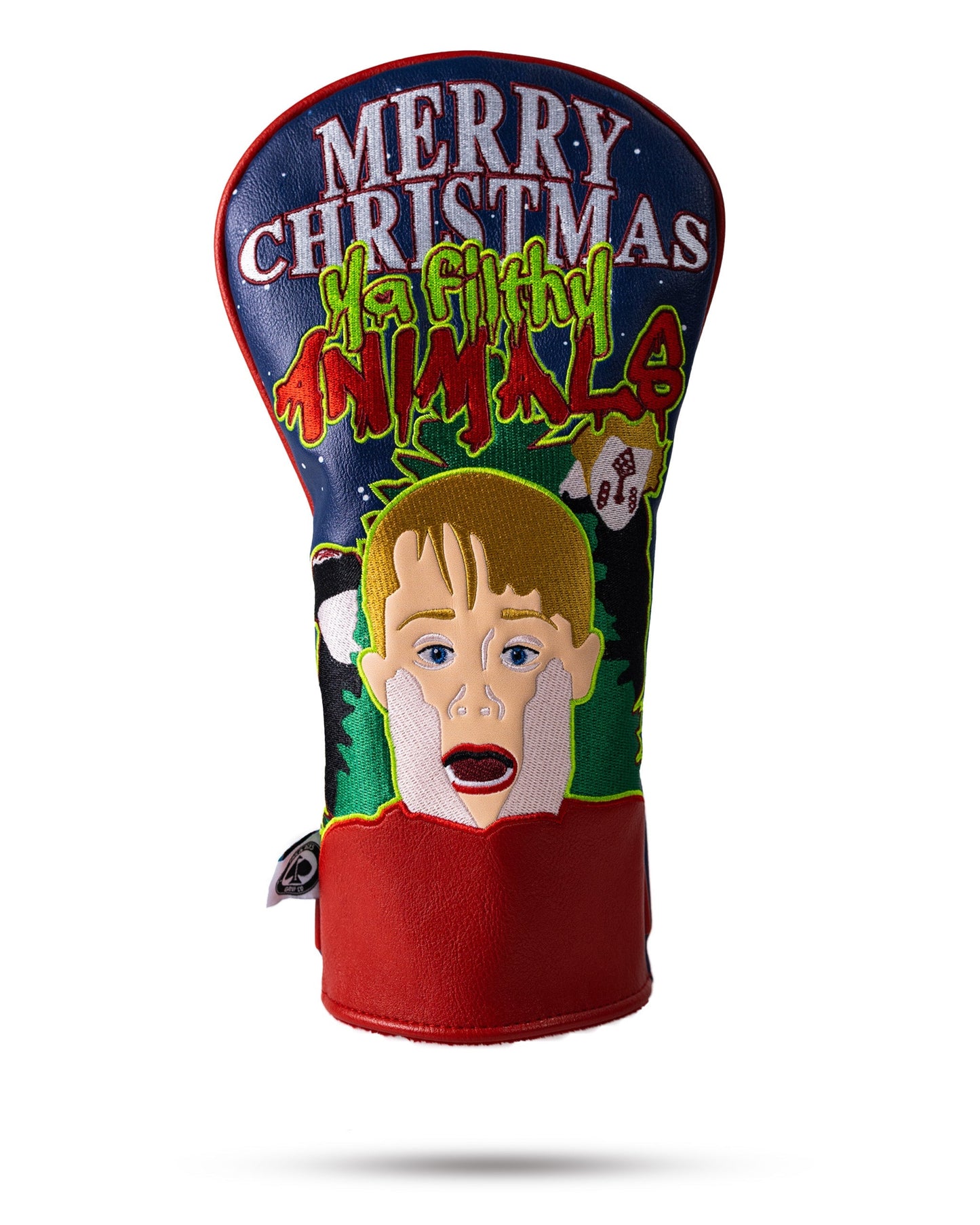 Filthy Animals driver cover featuring a playful design inspired by the "Home Alone" movie, showcasing cartoonish characters and vibrant colors.