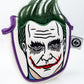 Joker mallet putter cover featuring a colorful Joker graphic with a sleek design.