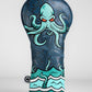 Kraken Driver Cover featuring a vibrant octopus design on a sleek black background.