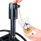 LiquorStick® 3.0 in black, featuring a sleek design with a curved body and a streamlined nozzle for easy pouring.