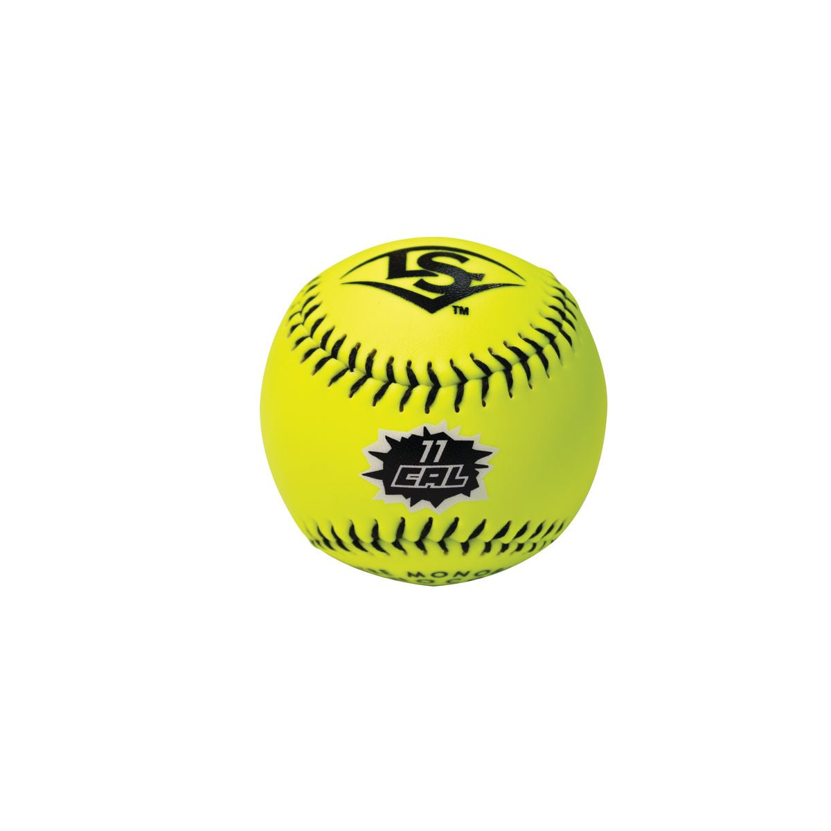 PACK OF 12 - 11CAL SOFTBALL 11'' COR.47/500 COM. NSA YELLOW