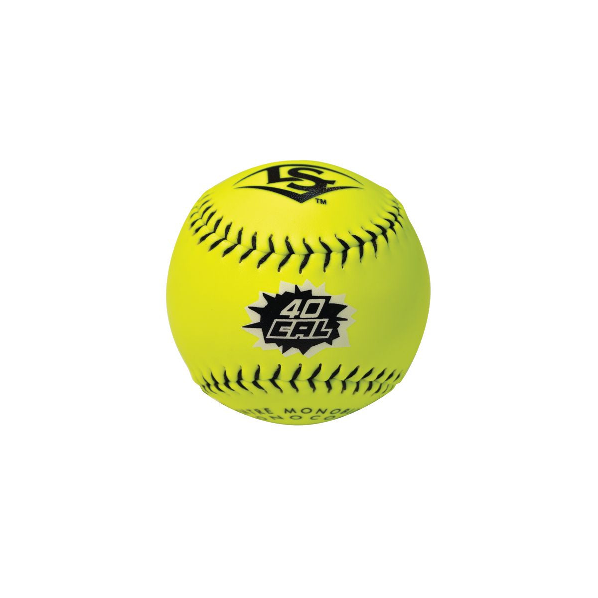 PACK OF 12 - 40CAL SOFTBALL 12'' COR .40/400 COM. NSA YELLOW