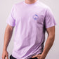 Casual black tee featuring the "Streamliner" graphic design, displayed on a model in an outdoor setting.