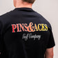 Half&Half graphic tee featuring a split color design in a casual setting.