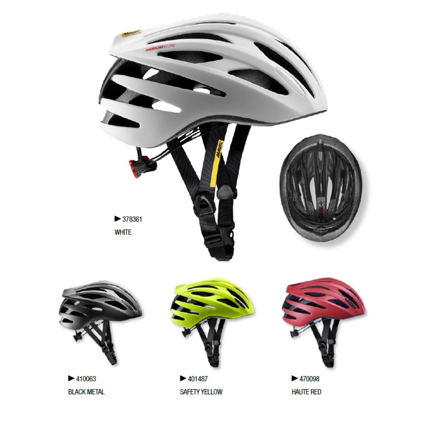 Mavic - casque pour route Aksium Elite - Jaune sécurité