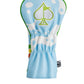 Margaritaville driver cover in tropical design featuring vibrant colors and palm tree motifs.