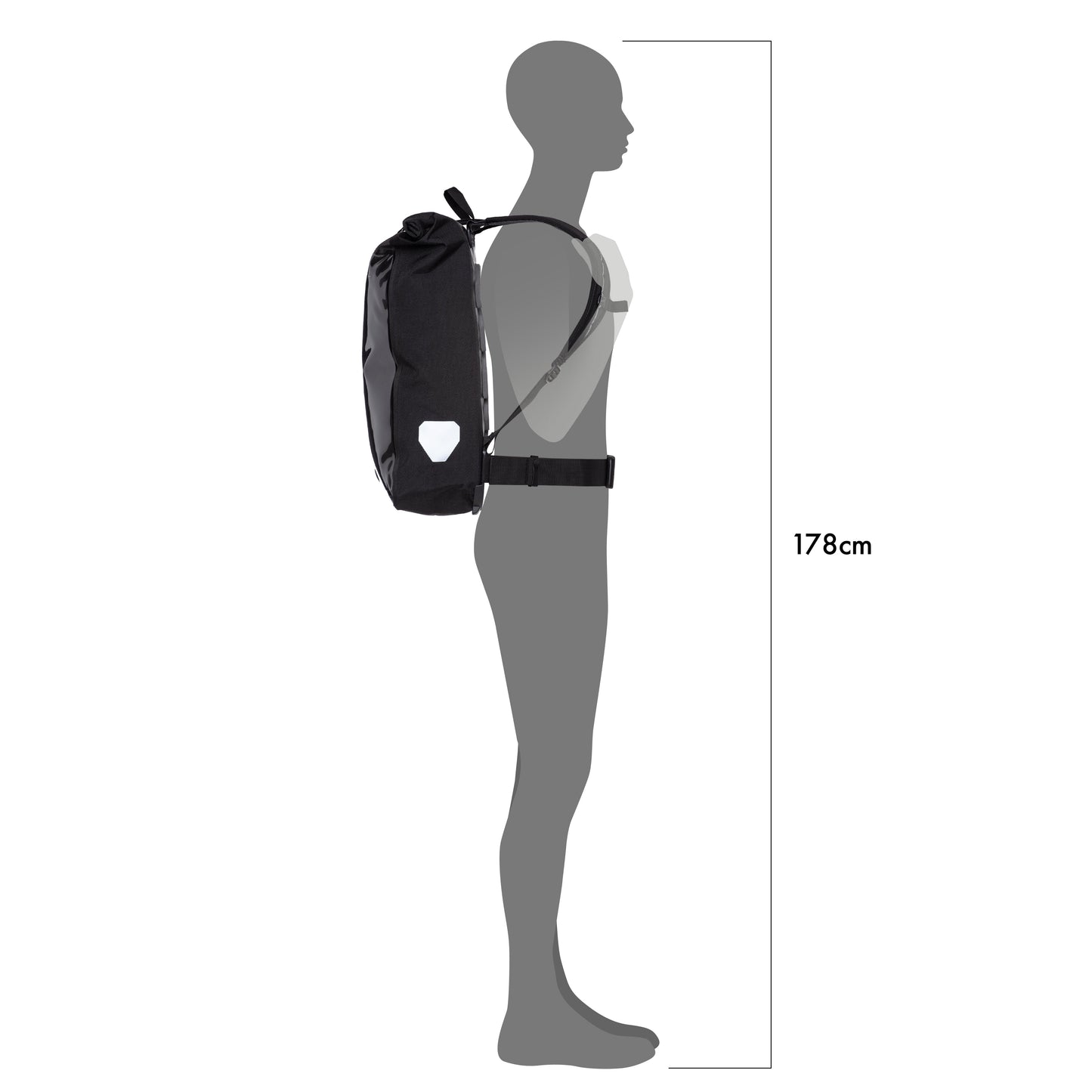ORTLIEB BACKPACK MESSENGER BAG PRO BLACK 39L