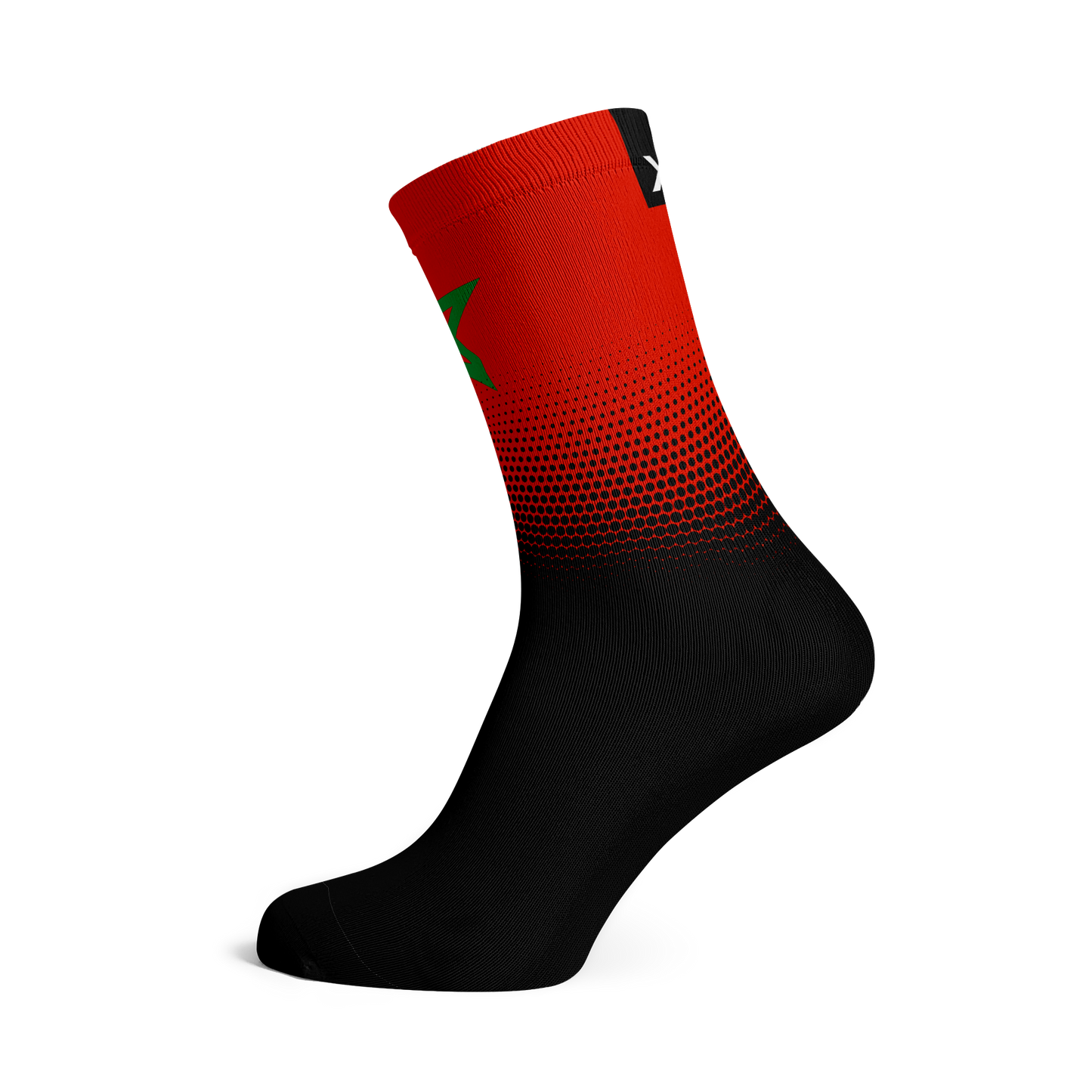 Morocco Flag Socks