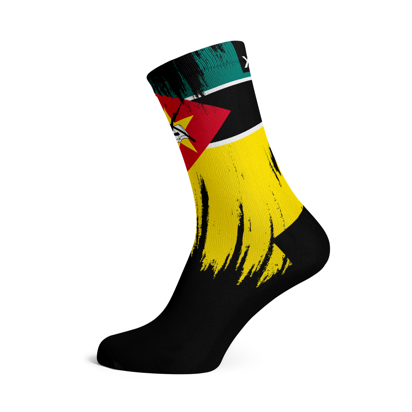Mozambique Splash Flag Socks