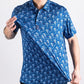 Blue NASA Space Walker polo shirt featuring the iconic NASA logo and an astronaut graphic on the chest.