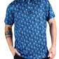 NASA Space Walker blue polo shirt featuring the iconic NASA logo on the left chest.