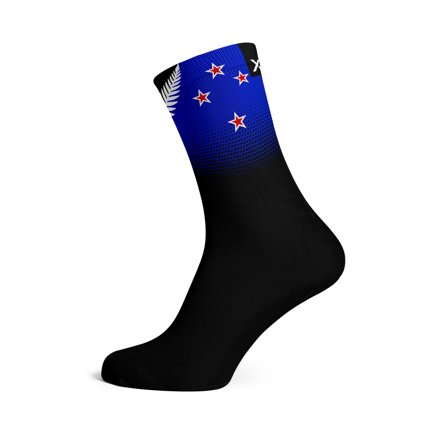 New Zealand Silver Fern Flag Socks