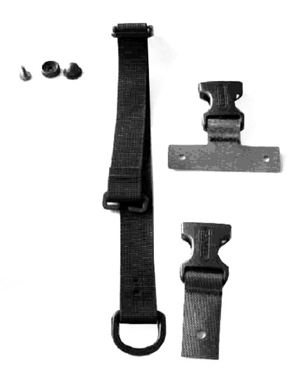 ORTLIEB PART BUCKLE STEALTH FOR BACK /FRONT ROLLER QL1 -QL2 WITH WEBBING 1PCS