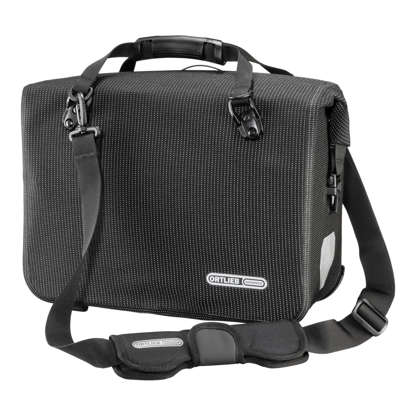ORTLIEB PANNIER HIGH VISIBILITY OFFICE BAG PVC FREE QL2.1 BLACK 21L