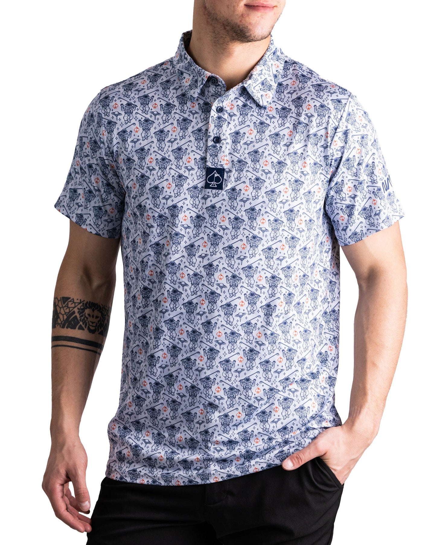 Polo Men- NASA Space Walker Gray