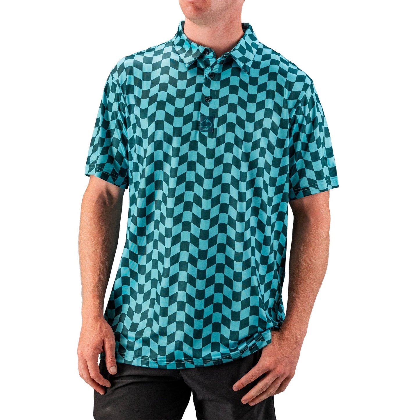Polo Men- Wavy Checkered