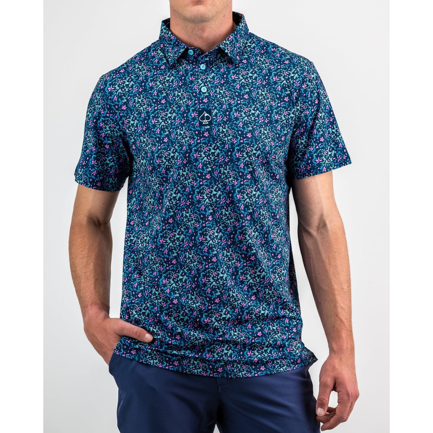 Polo Men- Fluorescent Floral