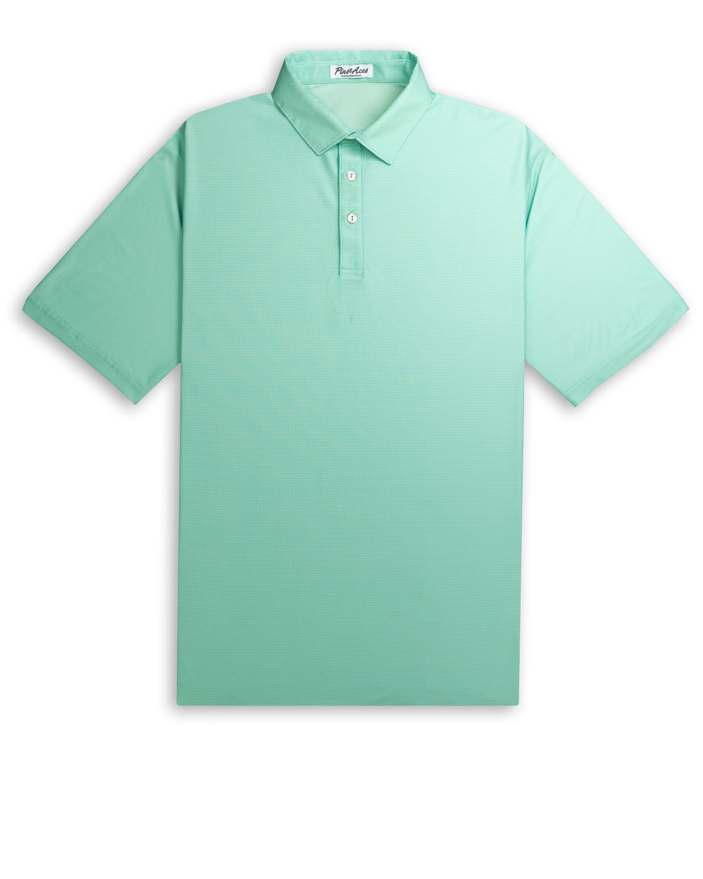 Player Preferred Polo Men- Spearmint Stripes