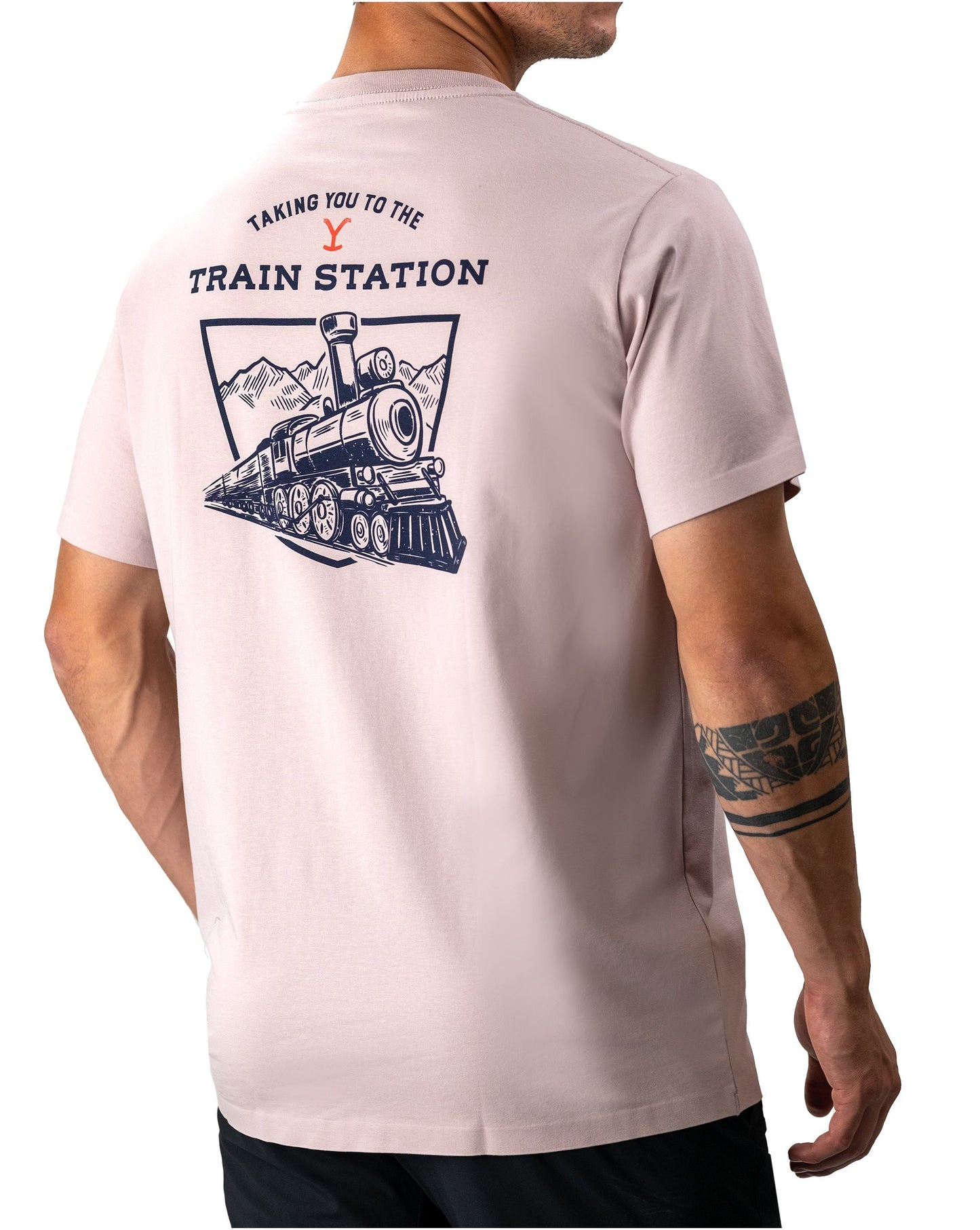 Tee Shirt Men- Yellowstone-Train Station