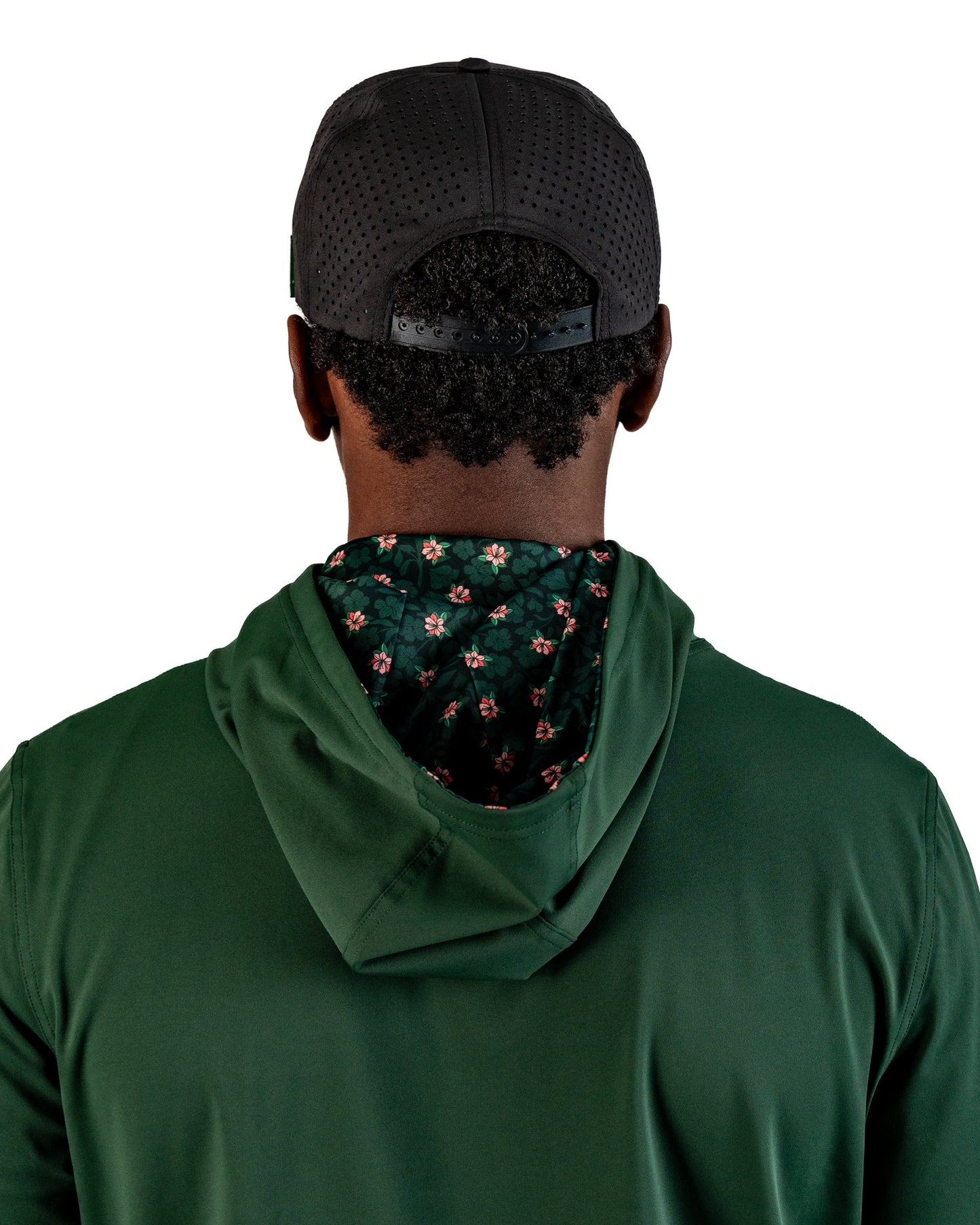 Performance Golf Hoodie Men- Dark Azalea