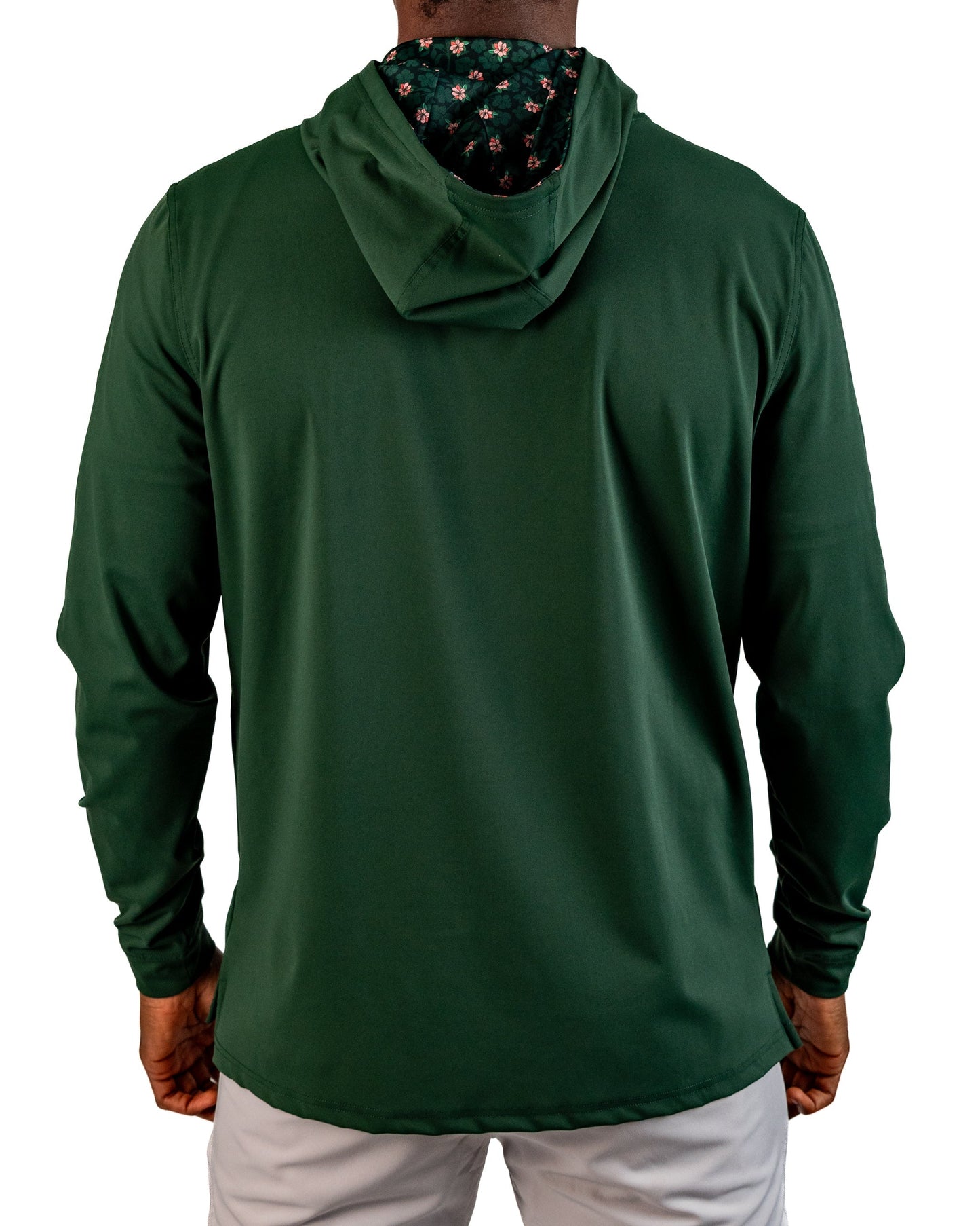 Performance Golf Hoodie Men- Dark Azalea
