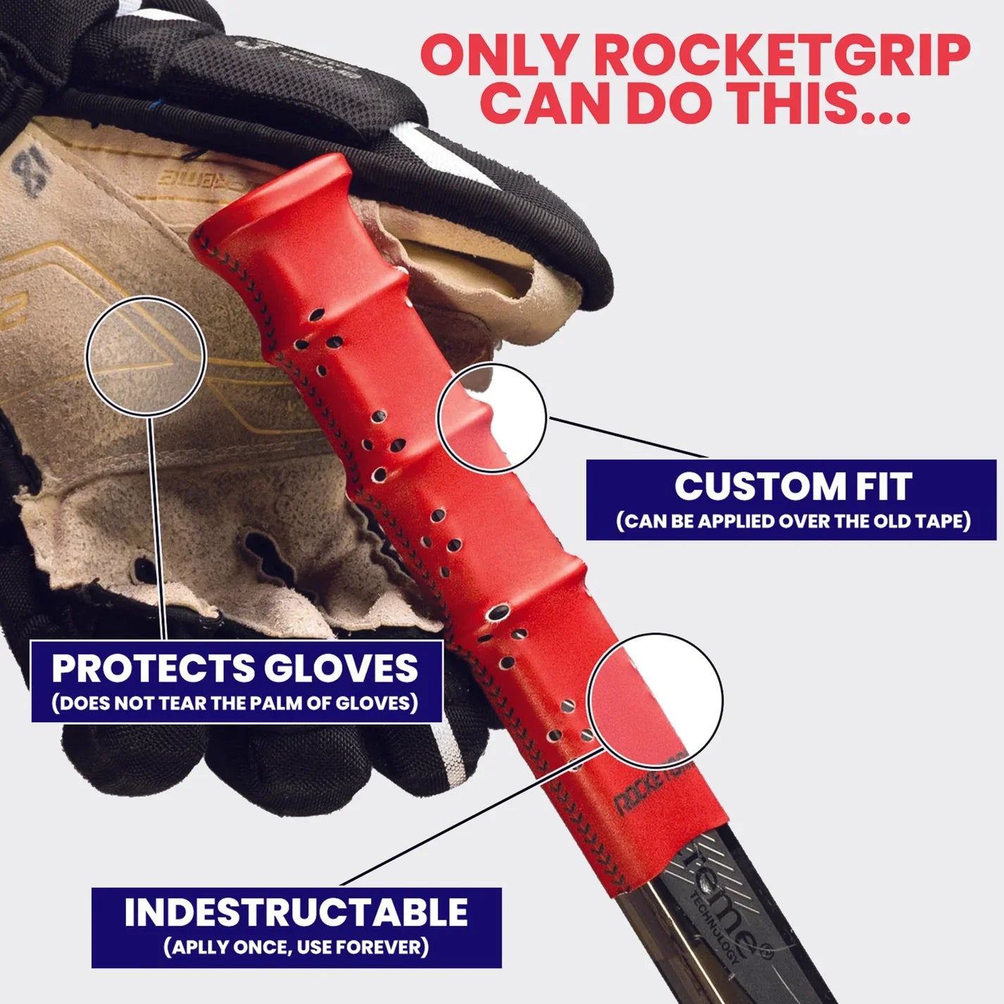 ALL 3 HOCKEY GRIP STARTER PACK-JR-YTH-BLACK