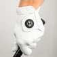 Premium Tour Glove in Ghost White featuring detailed grip texture.