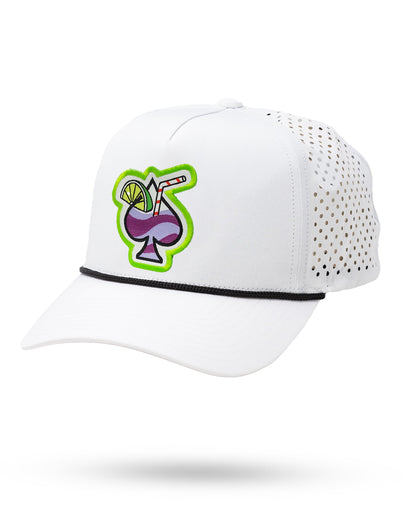 Perforated Rope Hat- Transfusion-White
