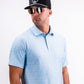 Alt text: Player Preferred™ Polo in Tidal Flow, showcasing a light blue color with a sleek design, featuring a collar and short sleeves, displayed against a neutral background.
