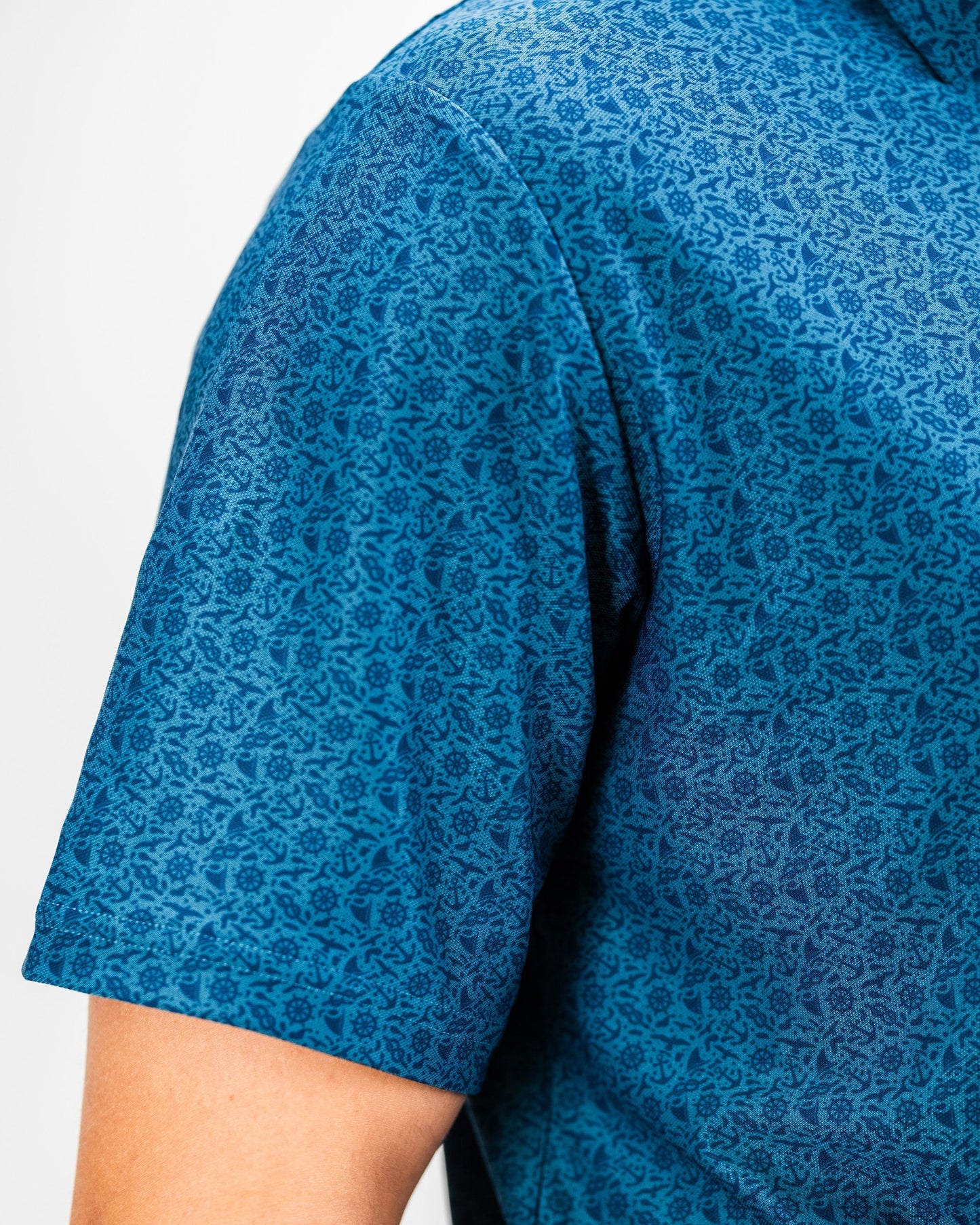 Player Preferred™ Polo in navy blue with a classic fit and embroidered logo design on the chest.