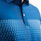 Men's Player Preferred™ Polo in Spade Fade design, featuring a navy color scheme and contemporary style.