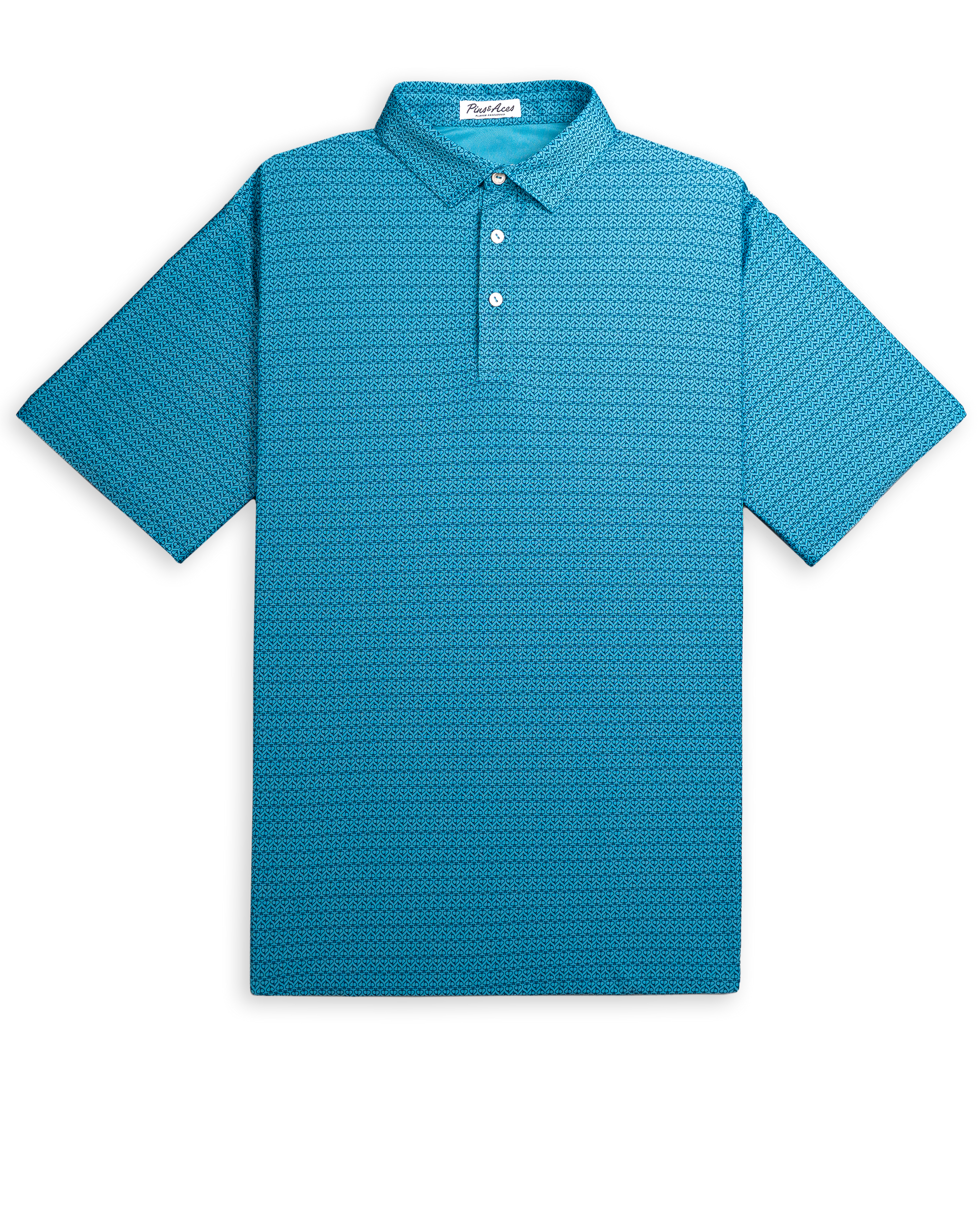 Player Preferred™ Polo in Ocean Spade color, featuring a classic collar and short sleeves, displayed against a neutral background.